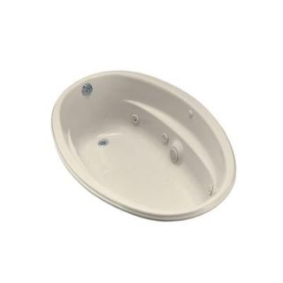 KOHLER ProFlex 5 ft. Acrylic Oval Drop in Whirlpool Bathtub in White K 1146 0