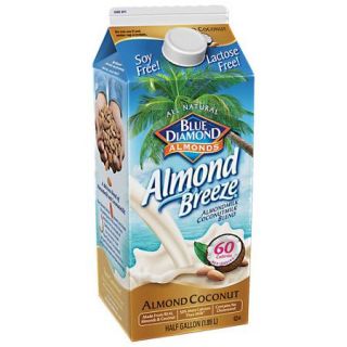 Blue Diamond Almonds® Almond Breeze® Almond Coconut Almond Milk Non Dairy Milk Alternative .5 gal. Gable Top