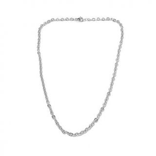Michael Anthony Jewelry® Stainless Steel 22" Ribbed Cable Chain Necklace   7420510