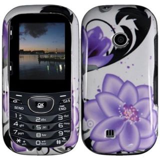 INSTEN For LG Cosmos 2 VN251 LG Cosmos 3 VN251S Design Phone Hard Case Violet Lilly