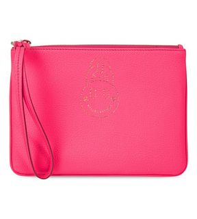 HILL AND FRIENDS   Happy leather mini clutch