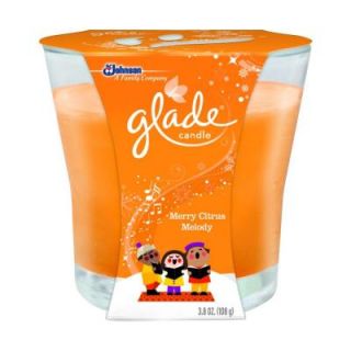 Glade 3.8 oz. Merry Citrus Melody Holiday Scented Candle 75602