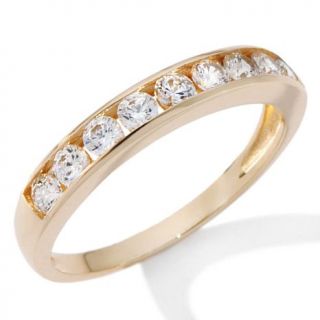 .54ct Absolute™ 14K Gold Round Channel Set 9 Stone Ring   7751746