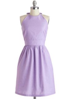Stroke of Luxe Dress in Lilac  Mod Retro Vintage Dresses