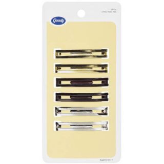 Goody Hair Barrettes, 6 count
