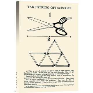 Take String off Scissors by Retromagic Vintage Advertisement on
