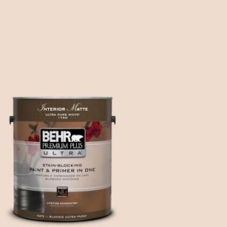 BEHR Premium Plus Ultra 1 gal. #290E 1 Weathered Sandstone Flat/Matte Interior Paint 175001