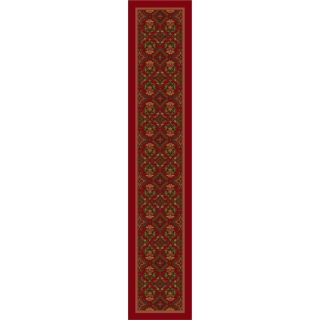 Milliken Red Tufted Runner (Common: 2 ft x 11 ft; Actual: 2.333 ft x 11.666 ft)