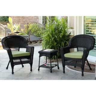 Wicker Lane 3 Piece Lounge Seating Group with Cushion