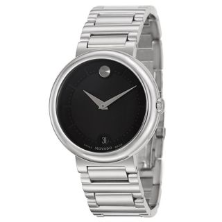 Movado Mens 0606541 Concerto Stainless Steel Watch