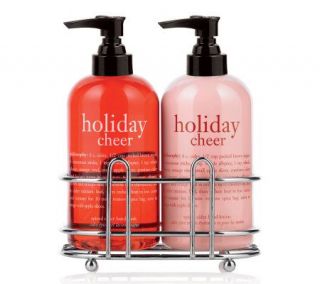 philosophy holiday cheer hand wash & hand lotion duo with caddy 8oz   Page 3 —