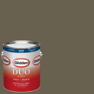 Glidden DUO 1 gal. #HDGWN65 Bronzed Ivy Satin Latex Interior Paint with Primer HDGWN65 01SA