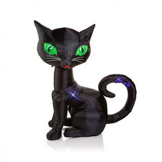 Inflatable 4' Cat with LEDs Yard Decoration   7755539