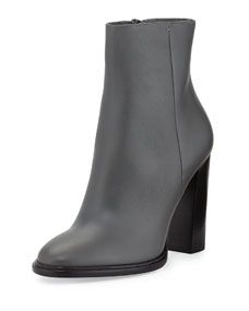 Vince Overton Leather Bootie, Graphite