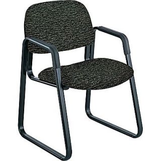 Safco Cava Urth Steel Guest Chair, Black (7047BL)