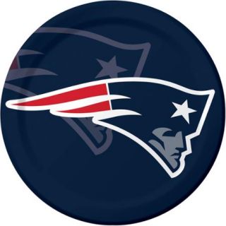 New England Patriots Plates, 8 Pack