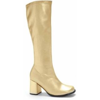 Gogo Gold Boots Women's Adult Halloween Accessory
