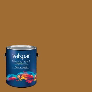 allen + roth Colors by Valspar Gallon Size Container Interior Semi Gloss Pre Tinted Cigar Bar Latex Base Paint and Primer in One (Actual Net Contents: 127.34 fl oz)