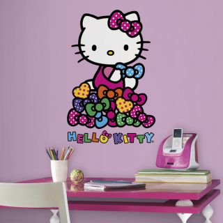 Roommates Hello Kitty Bows Peel and Stick Wall Decal