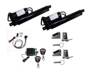 2 Heavy Duty Linear Actuator 12v, 6" black: Includes Remote Switch & Brackets