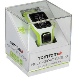 TomTom Multi Sport Cardio GPS Watch (Green/White) 1RH0.001.04