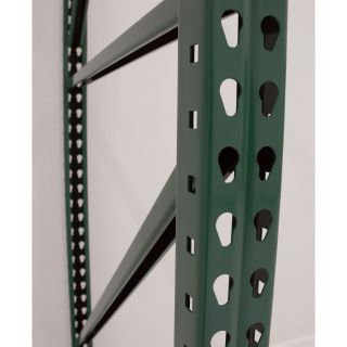 AK Industrial Teardrop Pallet Rack Frame — 48in.D x 144in.H, Model# AK-UFI-144-48  Warehouse Style Shelving