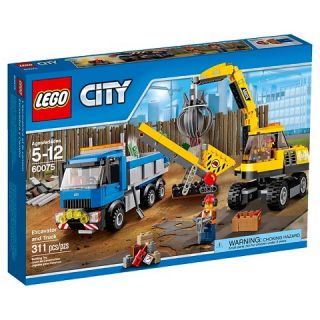 LEGO® City Arctic Excavator and Truck 60075