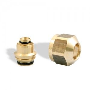 Uponor Wirsbo D4120500 1/2" MultiCor Fitting Assembly, R20 thread