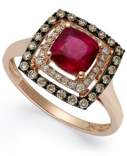 Red Velvet by EFFY Ruby (1 3/8 ct. t.w.) and Brown Diamond (1/4 ct. t
