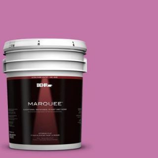 BEHR MARQUEE 5 gal. #680B 5 Strawberry Freeze Flat Exterior Paint 445305