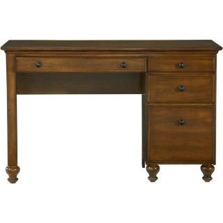 Chestnut 4 drawer Single Pedestal Desk   Shopping   Great