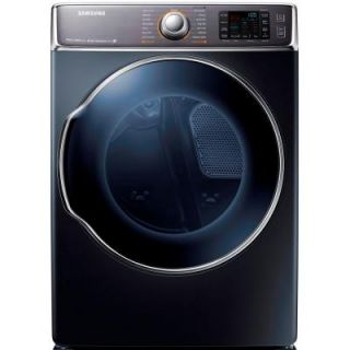 Samsung 30 in. W 9.5 cu. ft. Electric Dryer with Steam in Onyx DV56H9100EG