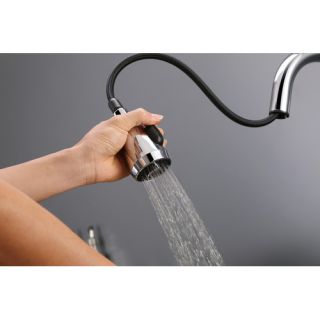 Ruvati Turino Single Handle Kitchen Faucet with Pull Out Spray