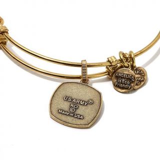 Angelica U.S. Army Wife 7" Slide Clasp Bangle Bracelet   8115438