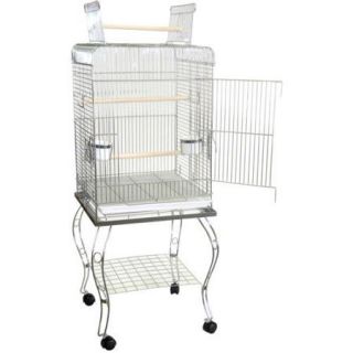 YML Open Top Parrot Bird Cage with Stand