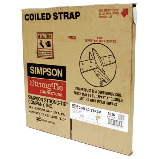 Simpson Strong Tie 16 Gauge 150' Coiled Strap