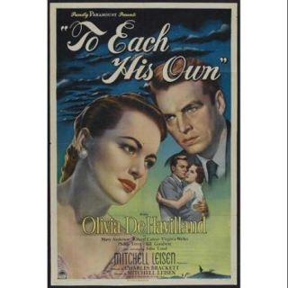 To Each His Own Movie Poster Print (27 x 40)