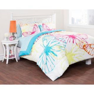 Latitude Butterfly Silhouette Bed in a Bag Bedding Set
