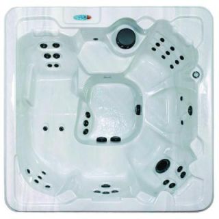 QCA Spas Palmero 7 Person 53 Jet Spa with Ozonator, LED Light, Polar Insulation, Collar Jets and Hard Cover Model 4L SM