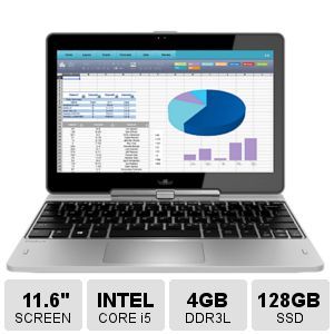 HP EliteBook Revolve 810 G3 Tablet PC  Intel Core i5, Dual Core, 2.20GHz, 4GB DDR3L SDRAM, 128GB SSD, 11.6 Touchscreen, Convertible, USB, RJ45, WiFi, Bluetooth, Windows 10 Pro 64 bit   P0C06UT#ABA
