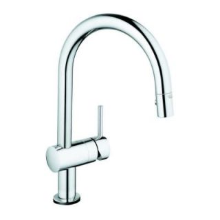 GROHE Minta Touch Single Handle Pull Down Sprayer Kitchen Faucet in SuperSteel Infinity 31359DC0