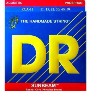 DR Strings Sunbeam Phosphor Bronze Medium Lite Acoustic Guitar Strings