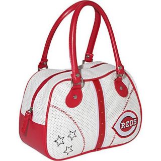 White Ethel Pebble Hand Bag Cincinnati Reds Cincinnati Reds C1BBCINEHBW