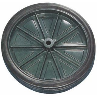 Injection Molded Wheel and Hub — 1-Pc., 10in. x 1.75in.  Lawn Mower Wheels
