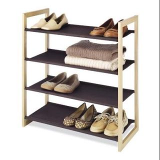 Whitmor 6026 4463 ESPR Wood And Fabric Shelves