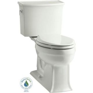 KOHLER Archer Comfort Height 2 piece 1.28 GPF Elongated Toilet with AquaPiston Flush Technology in Dune K 3551 NY