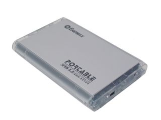 ENERMAX EHD 251 U2 (SILVER) Slim Aluminum 2.5" IDE USB 2.0 External Enclosure