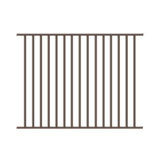 FORGERIGHT Vinnings 4.5 ft. H x 6 ft. W Bronze Aluminum Fence Panel 862187