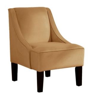 Home Decorators Collection Palisade Honey Velvet Arm Chair 72 1VHON