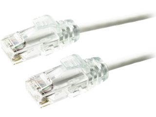 Pactech MM C6W 15 28LSZH F 15 ft. Cat 6 White FlexLite 28AWG Cable MM